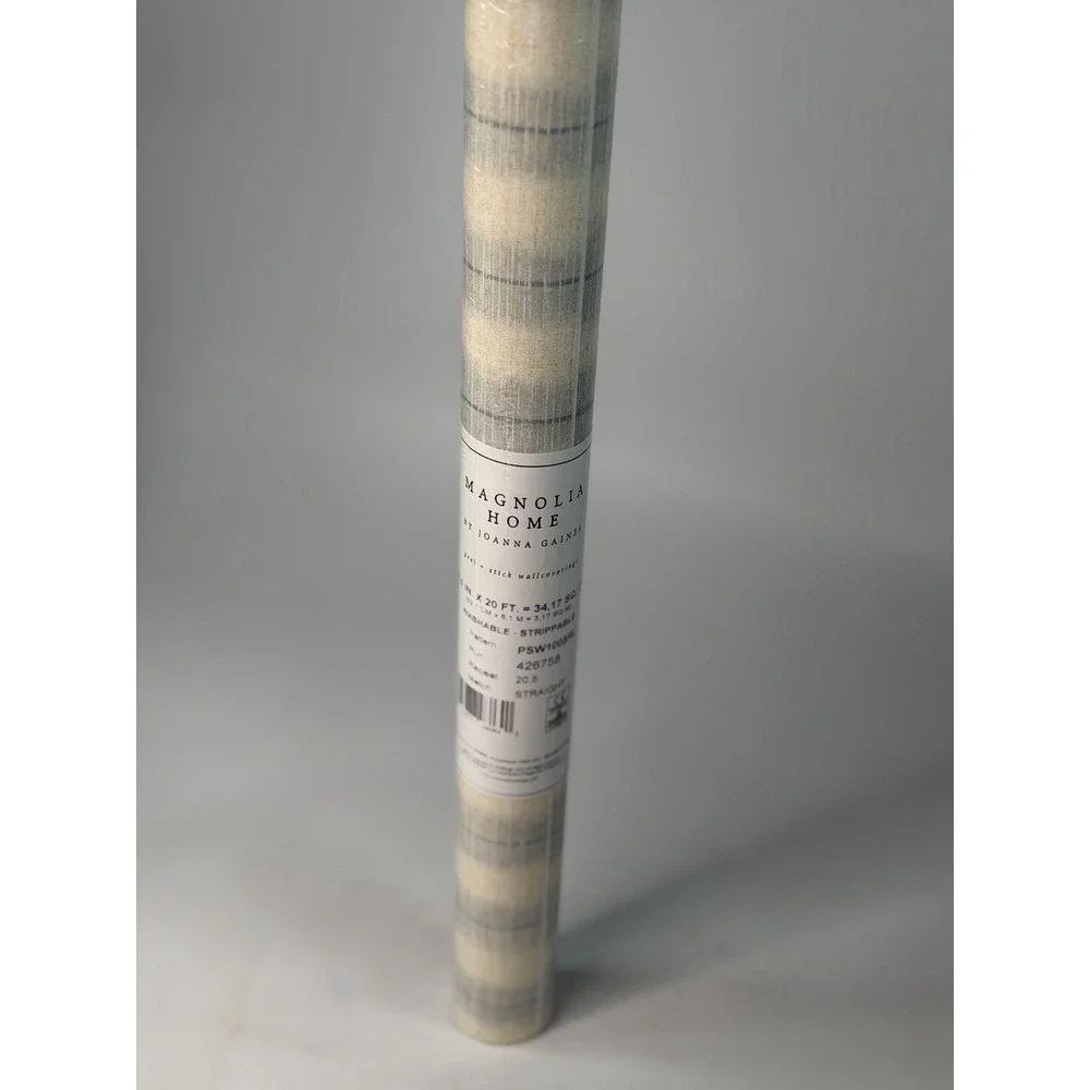 Magnolia Home by Joanna Gaines Peel and Stick Wallpaper Handloom Blue PSW1005RL